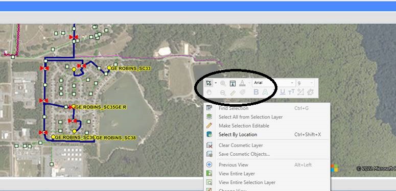 showing the zoom and pan tools etc grayed out